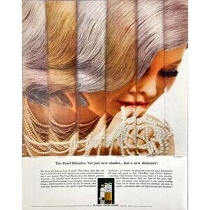 Clairol Creme Toner "The Pearl Blondes. Not Just New Shades but Shimmer" Ad 1963